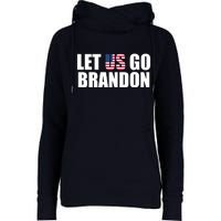 Let Us Go Brandon, Funny Anti Biden Chant Let's Go Brandon Womens Funnel Neck Pullover Hood