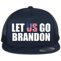 Let Us Go Brandon, Funny Anti Biden Chant Let's Go Brandon Flat Bill Trucker Hat