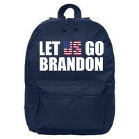 Let Us Go Brandon, Funny Anti Biden Chant Let's Go Brandon 16 in Basic Backpack