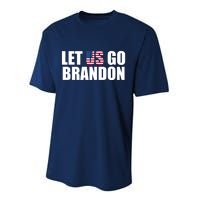 Let Us Go Brandon, Funny Anti Biden Chant Let's Go Brandon Performance Sprint T-Shirt