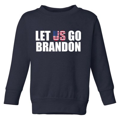 Let Us Go Brandon, Funny Anti Biden Chant Let's Go Brandon Toddler Sweatshirt