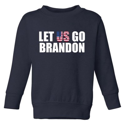 Let Us Go Brandon, Funny Anti Biden Chant Let's Go Brandon Toddler Sweatshirt