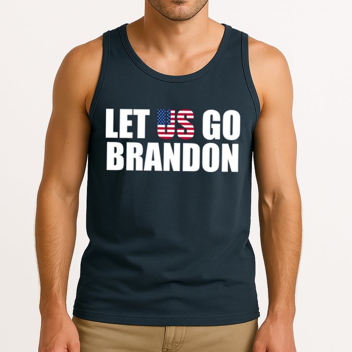 Let Us Go Brandon, Funny Anti Biden Chant Let's Go Brandon Tank Top