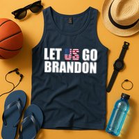 Let Us Go Brandon, Funny Anti Biden Chant Let's Go Brandon Tank Top