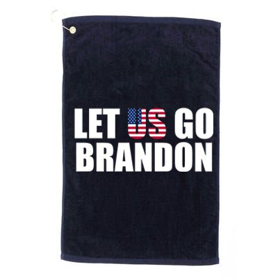 Let Us Go Brandon, Funny Anti Biden Chant Let's Go Brandon Platinum Collection Golf Towel