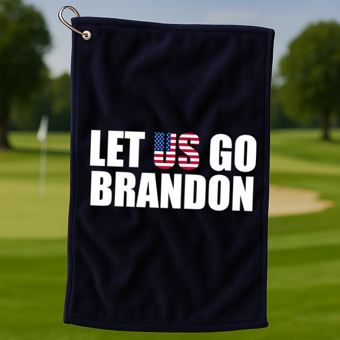 Let Us Go Brandon, Funny Anti Biden Chant Let's Go Brandon Golf Towel