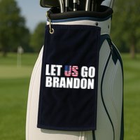 Let Us Go Brandon, Funny Anti Biden Chant Let's Go Brandon Golf Towel