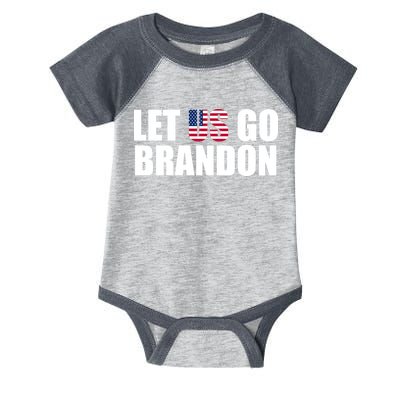 Let Us Go Brandon, Funny Anti Biden Chant Let's Go Brandon Infant Baby Jersey Bodysuit