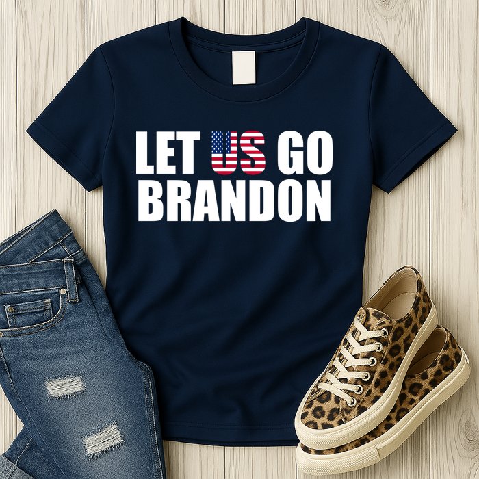 Let Us Go Brandon, Funny Anti Biden Chant Let's Go Brandon Womens T-Shirt