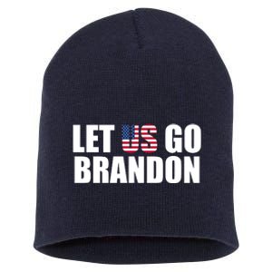 Let Us Go Brandon, Funny Anti Biden Chant Let's Go Brandon Short Acrylic Beanie