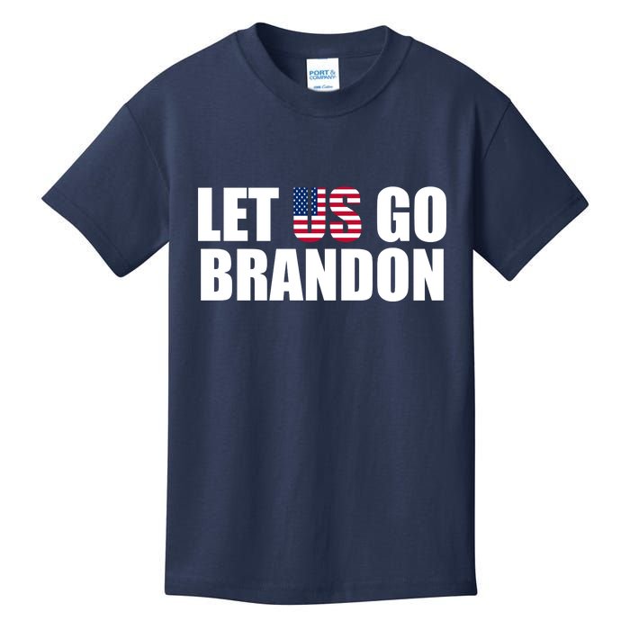 Let Us Go Brandon, Funny Anti Biden Chant Let's Go Brandon Kids T-Shirt