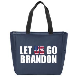 Let Us Go Brandon, Funny Anti Biden Chant Let's Go Brandon Zip Tote Bag