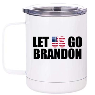 Let Us Go Brandon, Funny Anti Biden Chant Let's Go Brandon 12 oz Stainless Steel Tumbler Cup