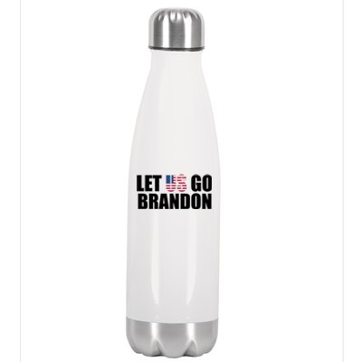 Let Us Go Brandon, Funny Anti Biden Chant Let's Go Brandon Stainless Steel Insulated Water Bottle