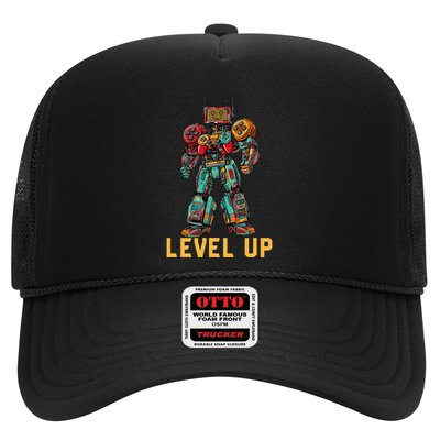 Level Up Gamer Robot Game Controller Trucker Hat