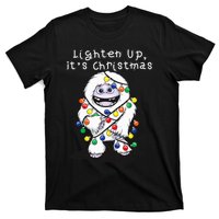 Lighten Up Its Christmas Yeti Abominable Snowman Bigfoot T-Shirt