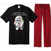 Lighten Up Its Christmas Yeti Abominable Snowman Bigfoot Pajama Set