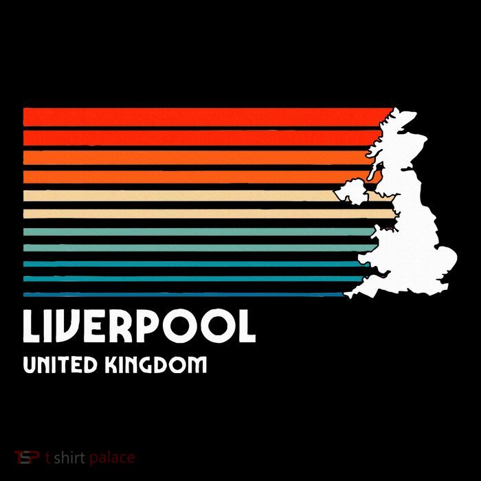 Liverpool United Kingdom Retro Vintage Style Uk Graphic Tall T-Shirt