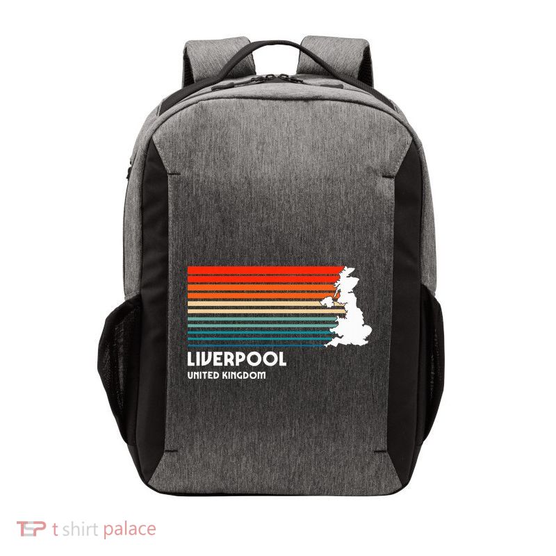 Liverpool United Kingdom Retro Vintage Style Uk Graphic Vector Backpack