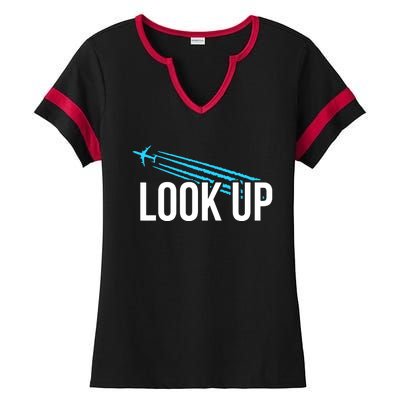 Look Up Ladies Halftime Notch Neck Tee