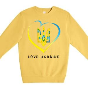 Love Ukrainian Premium Crewneck Sweatshirt