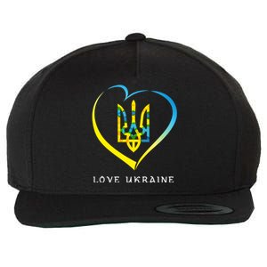 Love Ukrainian Wool Snapback Cap