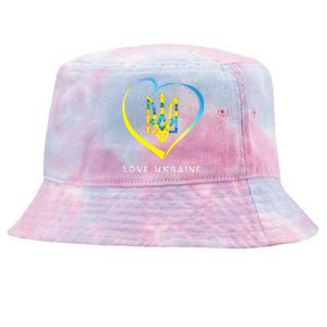 Love Ukrainian Tie-Dyed Bucket Hat