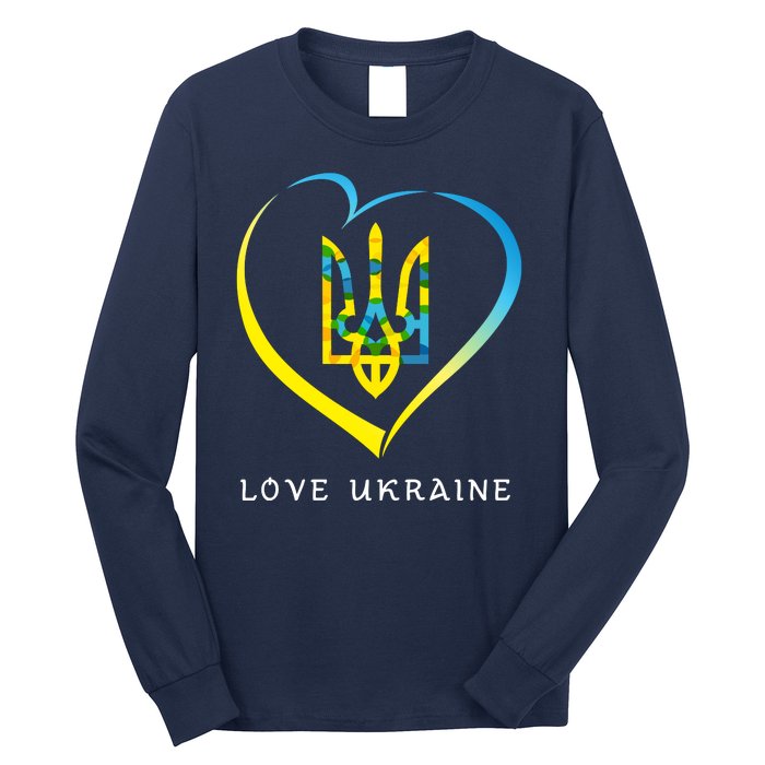 Love Ukrainian Long Sleeve Shirt