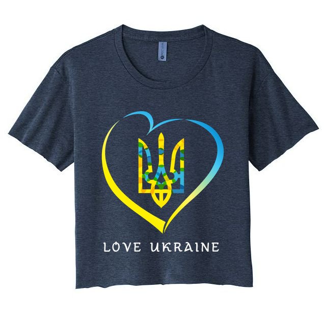 Love Ukrainian Crop Top