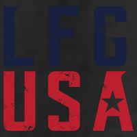 LFG USA 7 Panel Mesh Trucker Snapback Hat