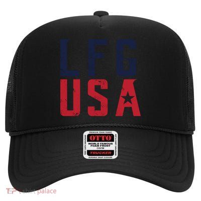 LFG USA High Crown Mesh Back Trucker Hat