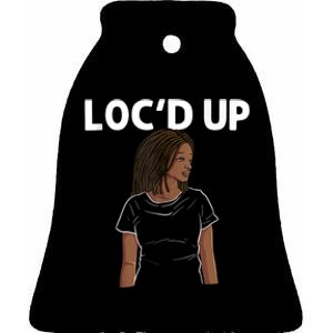 LocD Up Ceramic Bell Ornament