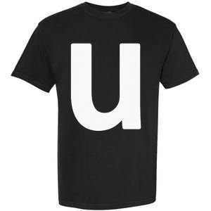 Letter U Lower Case Alphabet Matching Halloween ABC Garment-Dyed Heavyweight T-Shirt