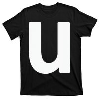 Letter U Lower Case Alphabet Matching Halloween ABC T-Shirt