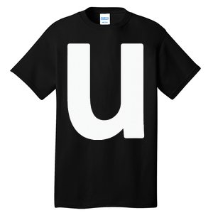 Letter U Lower Case Alphabet Matching Halloween ABC Tall T-Shirt