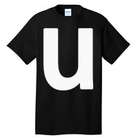 Letter U Lower Case Alphabet Matching Halloween ABC Tall T-Shirt