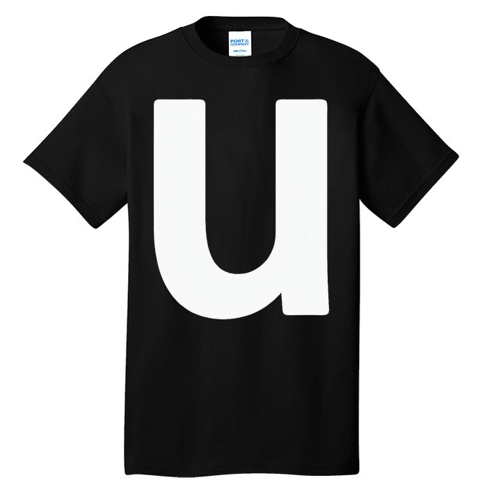 Letter U Lower Case Alphabet Matching Halloween ABC Tall T-Shirt