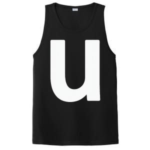 Letter U Lower Case Alphabet Matching Halloween ABC PosiCharge Competitor Tank