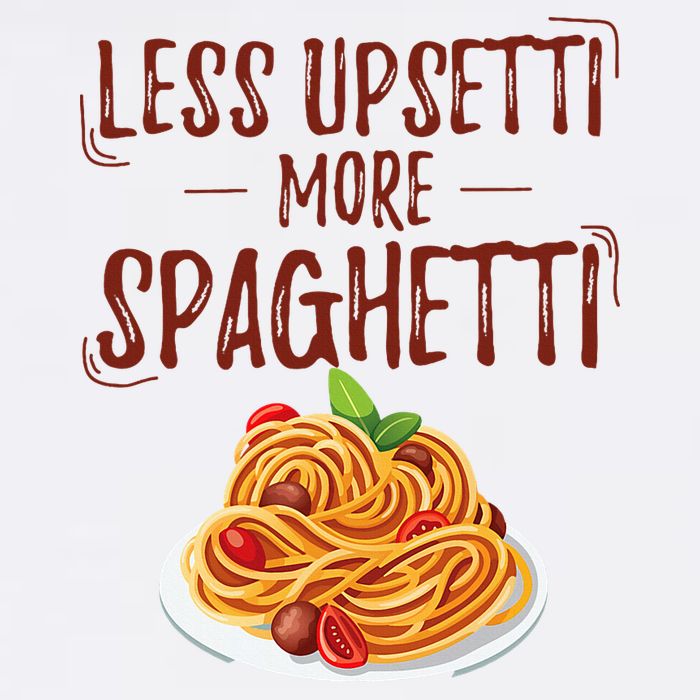 Less Upsetti More Spaghetti Pasta Lover Cool Comfort Performance Bucket Hat