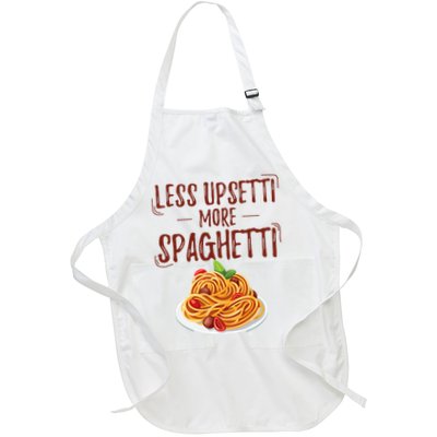 Less Upsetti More Spaghetti Pasta Lover Apron
