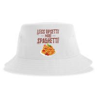 Less Upsetti More Spaghetti Pasta Lover Sustainable Bucket Hat