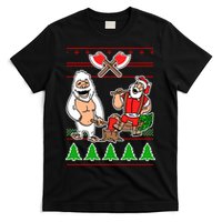 Lumberjack Santa Ugly Christmas Sweater T-Shirt