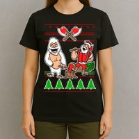 Lumberjack Santa Ugly Christmas Sweater T-Shirt