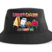 Lunch Is Calling And I Must Go Sustainable Bucket Hat