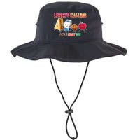 Lunch Is Calling And I Must Go Bucket Hat