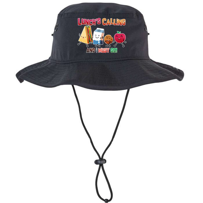 Lunch Is Calling And I Must Go Bucket Hat