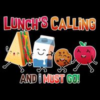 Lunch Is Calling And I Must Go Bucket Hat