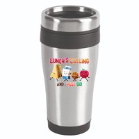 Lunch Is Calling And I Must Go 16oz Travel Tumbler