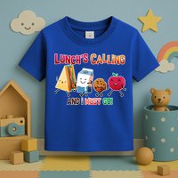 Lunch Is Calling And I Must Go Toddler T-Shirt