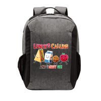 Lunch Is Calling And I Must Go Vector Backpack